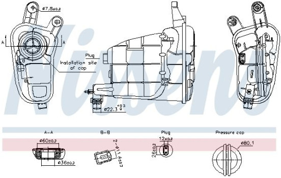 Expansion tank, coolant