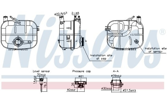 Expansion tank, coolant