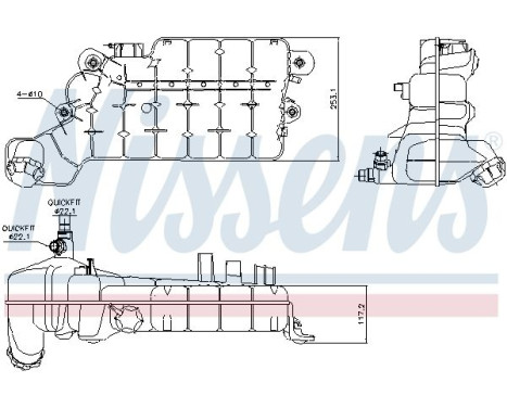 Expansion Tank, coolant, Image 2