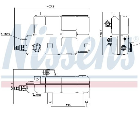 Expansion Tank, coolant, Image 2