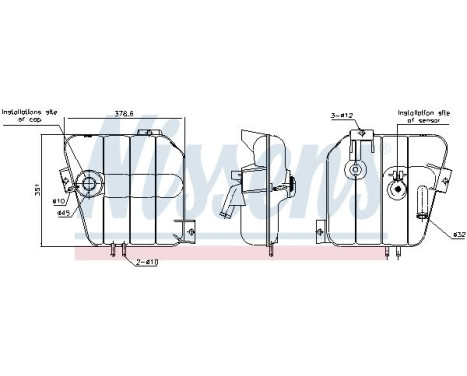 Expansion Tank, coolant, Image 2