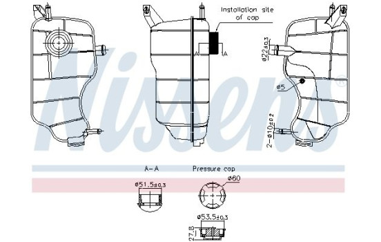 Expansion tank, coolant