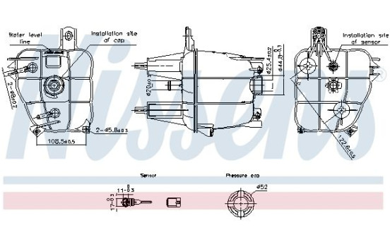 Expansion tank, coolant
