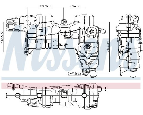 Expansion tank, coolant