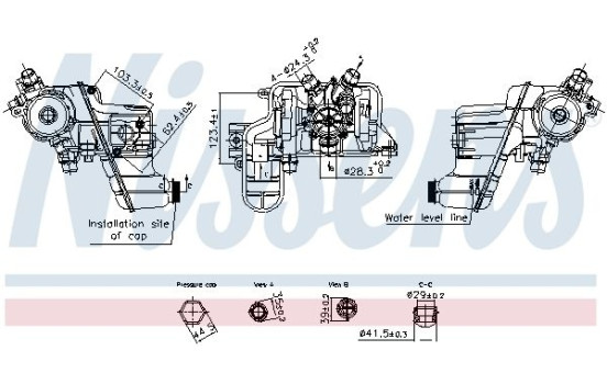 Expansion tank, coolant
