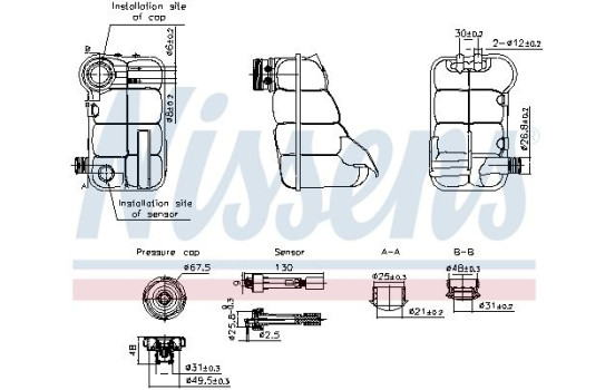 Expansion tank, coolant