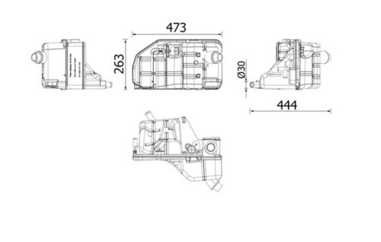 Expansion tank, coolant