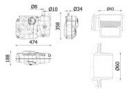 Expansion tank, coolant