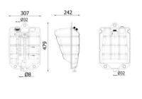 Expansion tank, coolant