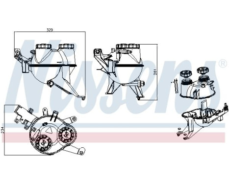 Expansion tank, coolant, Image 6
