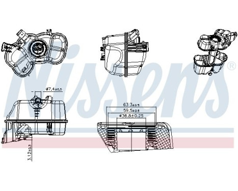 Expansion tank, coolant, Image 5