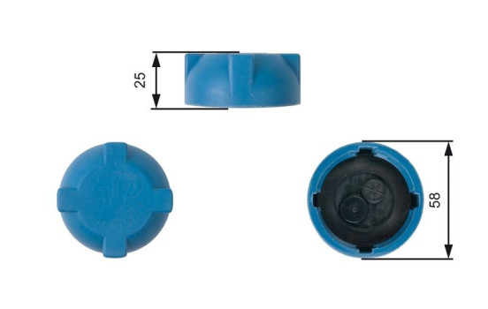 Sealing Cap, coolant tank RC203 Gates