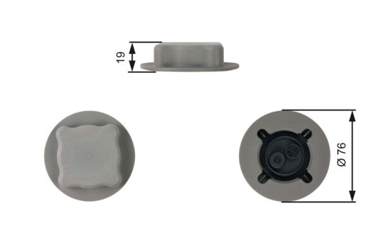 Sealing Cap, coolant tank RC206 Gates