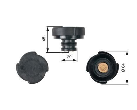 Sealing Cap, coolant tank RC207 Gates