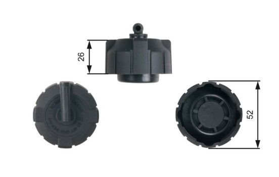 Sealing Cap, coolant tank RC213 Gates