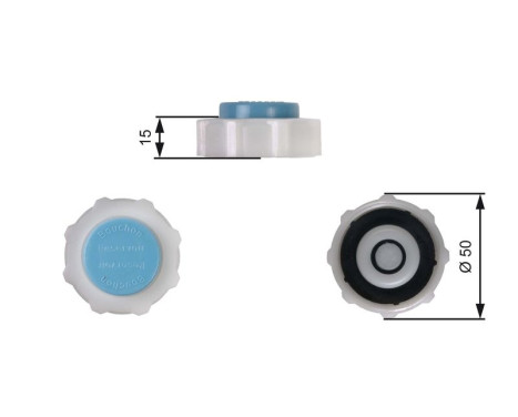Sealing Cap, coolant tank RC221 Gates