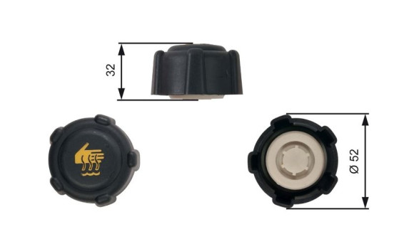 Sealing Cap, coolant tank RC223 Gates