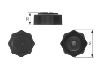 Sealing Cap, coolant tank RC229 Gates