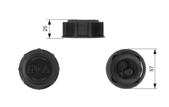 Sealing Cap, coolant tank RC233 Gates
