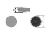 Sealing Cap, coolant tank RC235 Gates