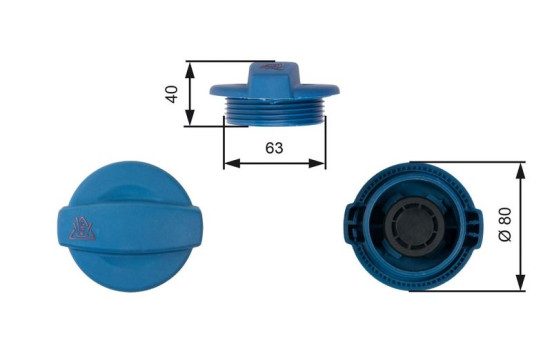 Sealing Cap, coolant tank RC237 Gates