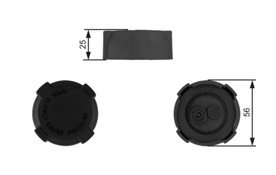 Sealing Cap, coolant tank RC238 Gates
