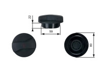 Sealing Cap, coolant tank RC245 Gates