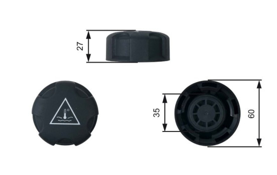 Sealing Cap, coolant tank RC247 Gates