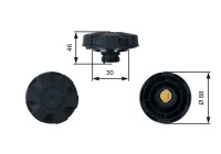Sealing Cap, coolant tank RC248 Gates