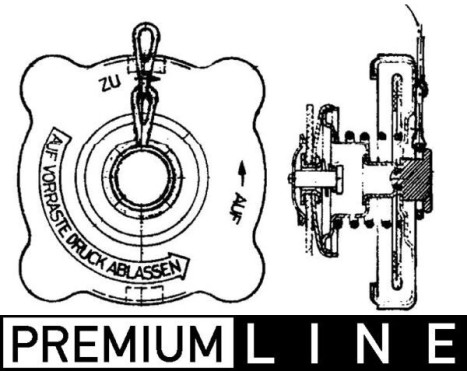 Sealing Cap, radiator BEHR *** PREMIUM LINE ***