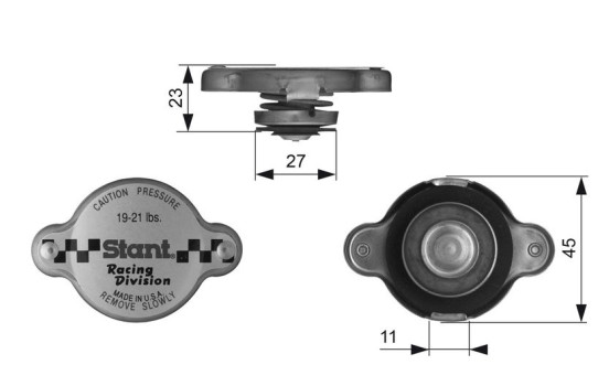 Sealing Cap, radiator RC10361 Gates