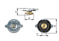 Sealing Cap, radiator RC111 Gates