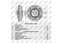 Clutch, radiator fan 49020 NRF