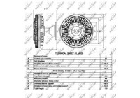 Clutch, radiator fan 49044 NRF
