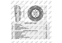 Clutch, radiator fan 49057 NRF