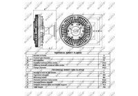 Clutch, radiator fan 49062 NRF