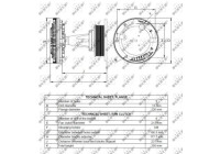 Clutch, radiator fan 49068 NRF