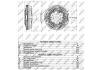 Clutch, radiator fan 49082 NRF