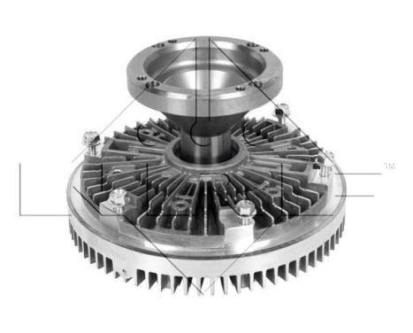 Clutch, radiator fan 49083 NRF, Image 3