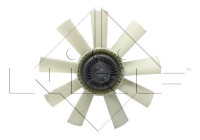 Clutch, radiator fan 49117 NRF