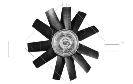 Clutch, radiator fan 49401 NRF