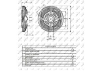 Clutch, radiator fan 49404 NRF