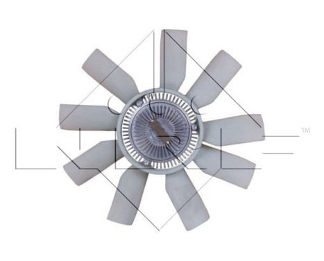 Clutch, radiator fan 49562 NRF