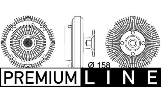 Clutch, radiator fan BEHR *** PREMIUM LINE ***