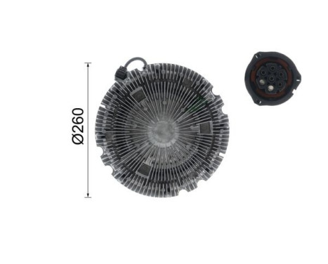 Clutch, radiator fan BEHR *** PREMIUM LINE ***, Image 12