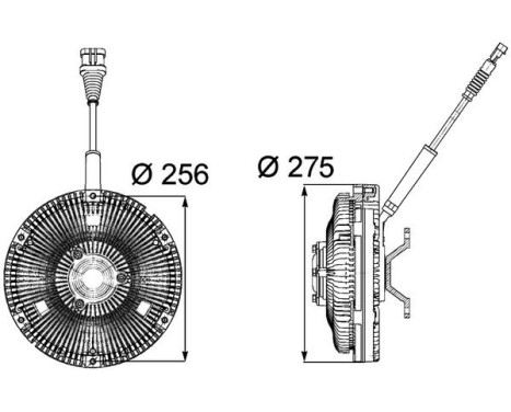 Clutch, radiator fan BEHR *** PREMIUM LINE ***, Image 2