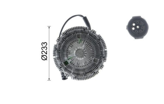 Clutch, radiator fan BEHR *** PREMIUM LINE ***, Image 12