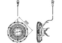 Clutch, radiator fan BEHR *** PREMIUM LINE ***