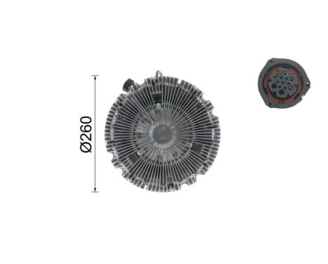 Clutch, radiator fan BEHR *** PREMIUM LINE ***, Image 7