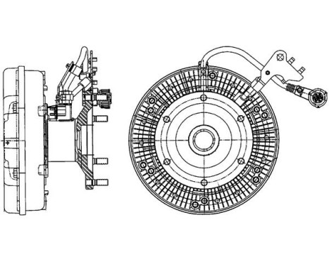 Clutch, radiator fan BEHR *** PREMIUM LINE ***, Image 2